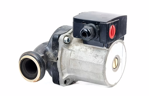 power steering pump on white background